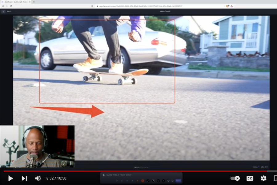 Screenshot of a YouTube on editing videos on Adobe Premiere