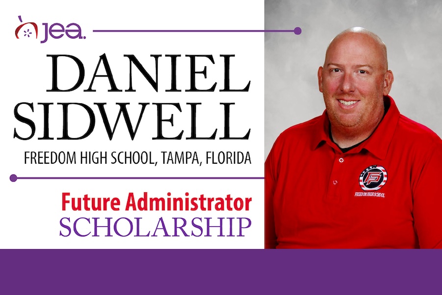 Web JEA Future Administrator Scholarship, Daniel Sidwell Freedom High School, Tampa, Florida, photo of Daniel