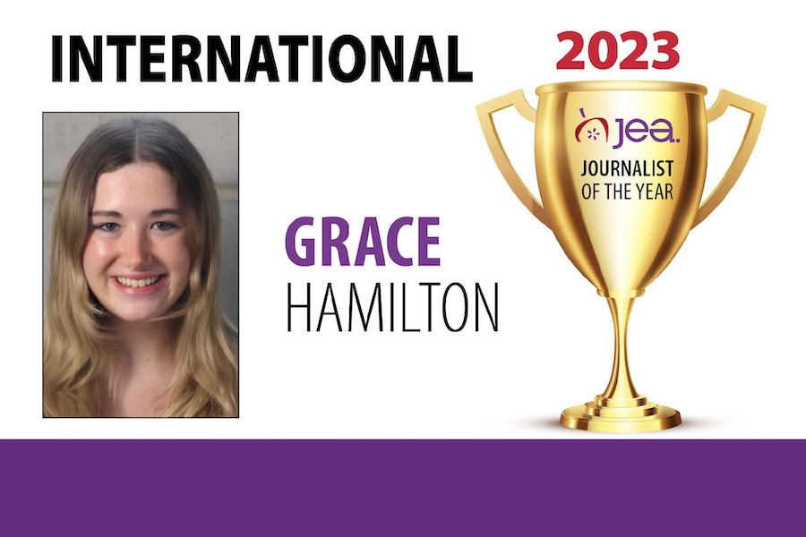 Web International 2023 Journalist of the Year, Grace Hamilton, Mugshot of Grace