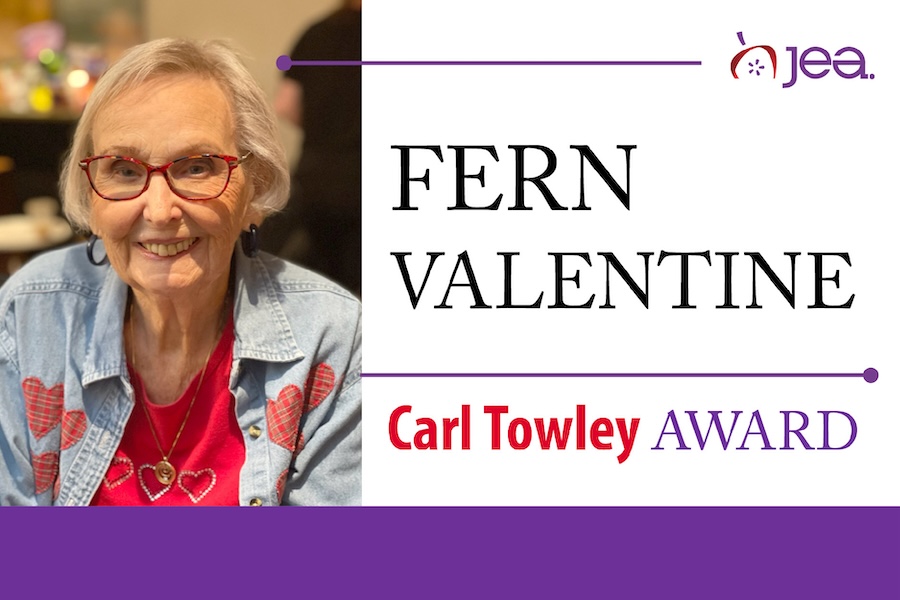 JEA Carl Towley Award, Fern Valentine, mugost of Fern