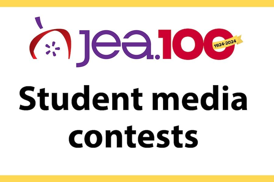 JEA100-NSMC Jea 100 Logo that reads Student Media Contests