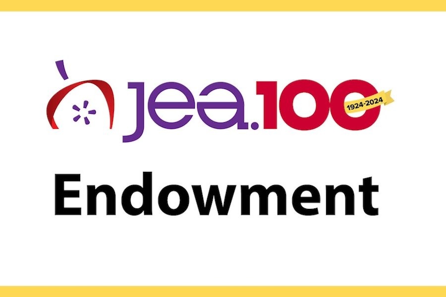 JEA100-Endowment Jea 100 Logo that reads Endowment