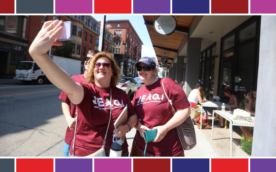 Advisers out in Providence, Rhode Island for the 2024 JEA Advisers Institute.