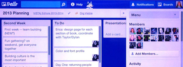Screenshot of the Trello website