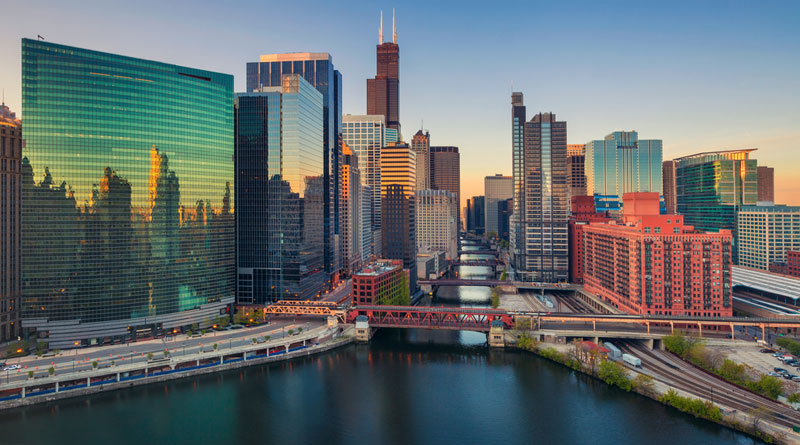 Photo of the Chicago skyline