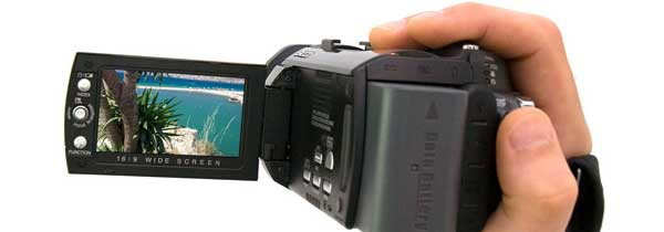 Photo of someone using a digital camera