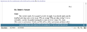 Screenshot of an email titled Mr Sisters Keeper