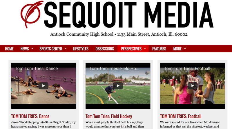 Screenshot from the Sequoit Media website