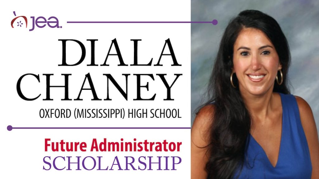 JEA Future Administrator Scholarship Diala Chaney Oxford (mississippi) High School, mugshot of Diala