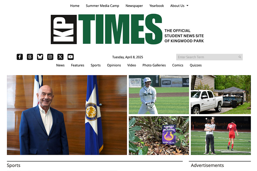This is the front page of the kptimes.com website.