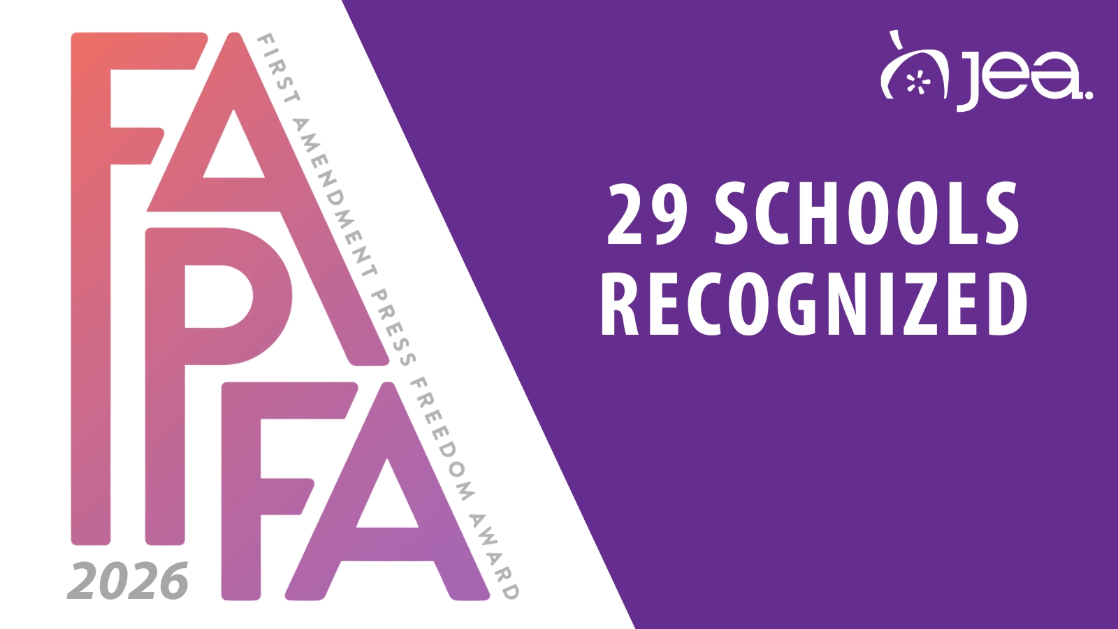 FAPFA 2026 winners website