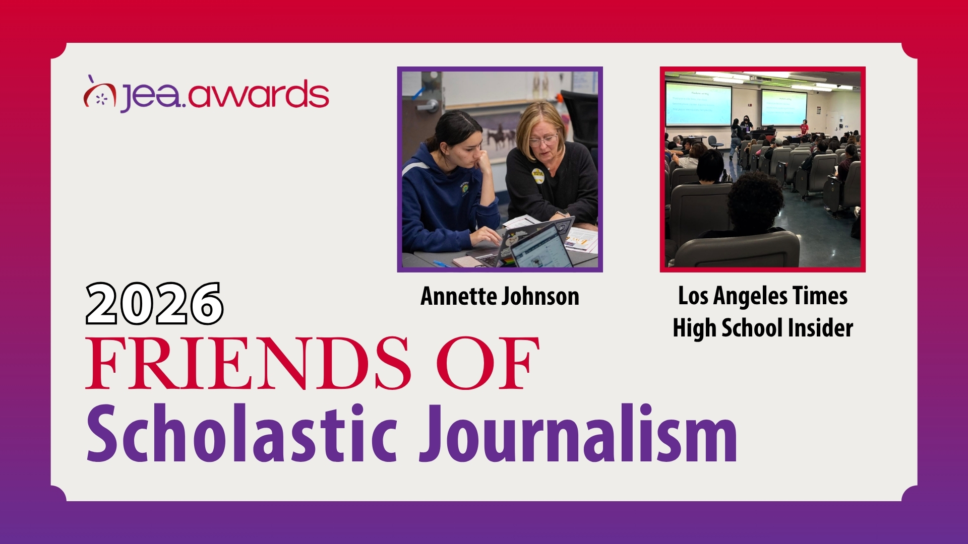 Friends of Scholastic Journalism 2026