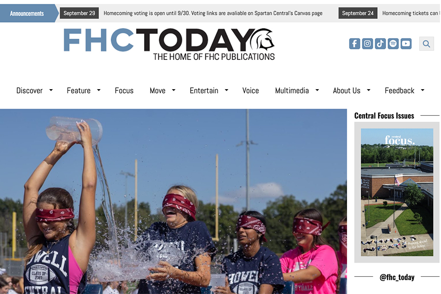 Screenshot of FHCtoday.com homepage.